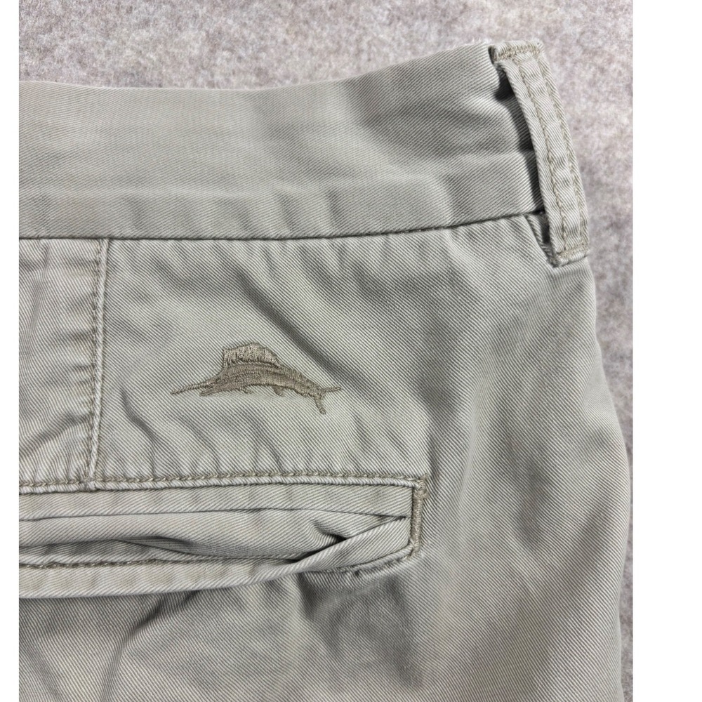 Tommy Bahama Relax Chinos Mens 38x30 Light Tan Flat Front Cotton Pants - Picture 9 of 9